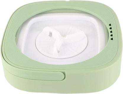 Foldable Portable Washing Machine, Mini Washer 6.5L Large Capacity, Soft Spin Drying, Green, for Home, Camping,