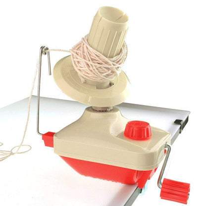 YEQIN Hand Operated Knitting Roll String Yarn Fiber Wool Thread Ball Winder Holder