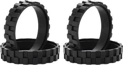 Replacement Wheels Tire for iRobot Roomba - Series 500, 600, 700, 800, 900 (4 Pack)