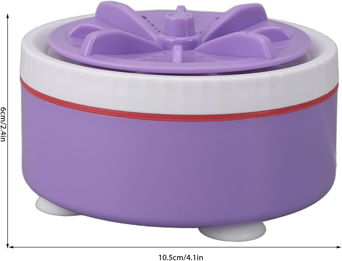 Mini Turbo Washing Machine - USB Portable Small Clothes Washer for Travel, Timed Adjustable Laundry for Underwear, Baby