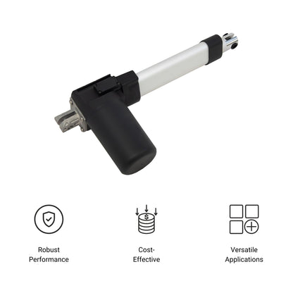 Progressive Automations 24V Electric Linear Actuator - 14 inches Stroke, 100 lbs Force - Innovative Motor, Durable Stroke, IP66 Water Resistance for Outdoor, Automotive, Home Automation - PA-04