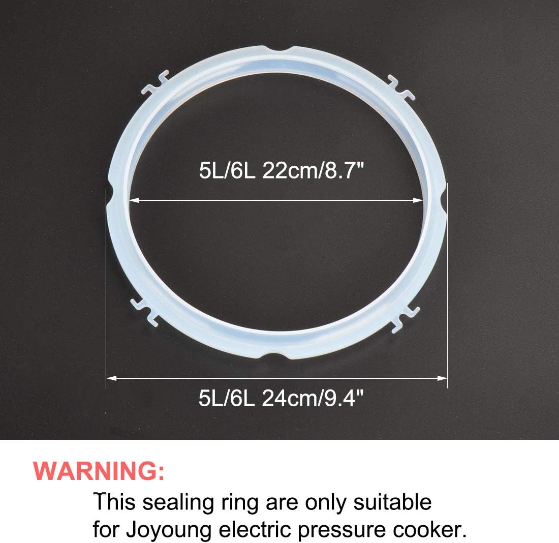 uxcell Silicone Gasket Sealing Ring for Electric, 8.7 Inch Inner Diameter, Fits 5/6 Models