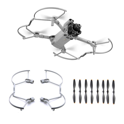 Wtohoby Mini 5 Pro Propellers Guard + 8pcs Propellers for DJI Mini 5 Pro Accessories, Light Weight Anti-Collision Bumper Crash Cover Ring, Quick-Release 6028F Blades Wing Propeller Replacement