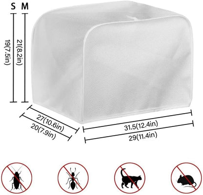 Dog Paw Toaster Covers 4 Slice, Anti Dust Cover for Most Standard Toasters, Small Kitchen Appliance Protector