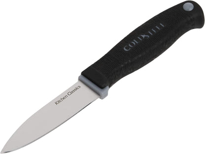 Cold Steel Paring Knife, Compact Lightweight Durable Cryo-Quenched German 4116 Stainless Steel, Ergonomic Kray-Ex Handle