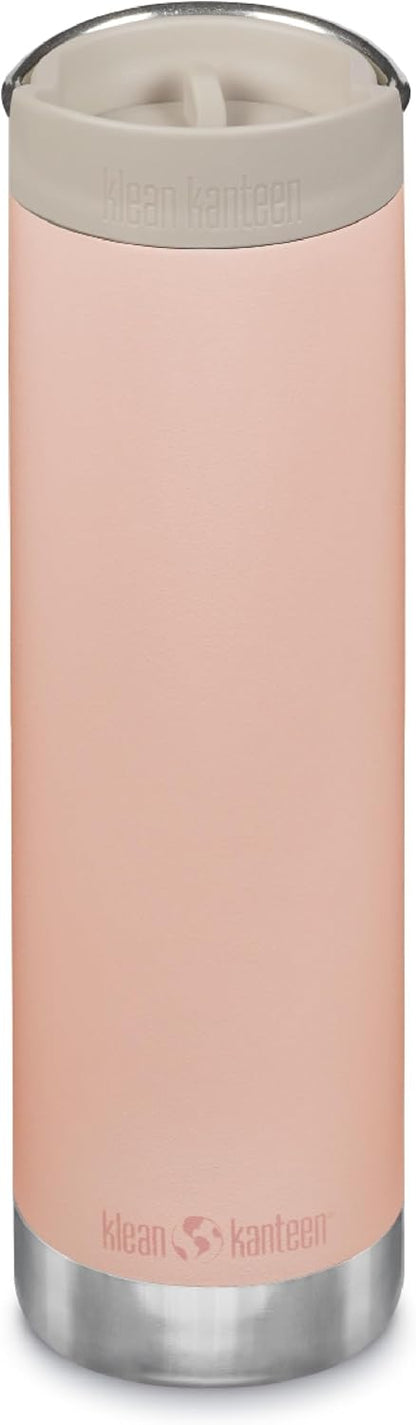 20oz Klean Kanteen TKWide Insulated Coffee Tumbler with Caf Cap - Peach Parfait