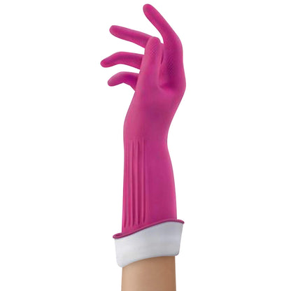 PLAYTEX Living Reusable Rubber Cleaning Gloves – Durable Household Gloves, Large, (Pack of 3)