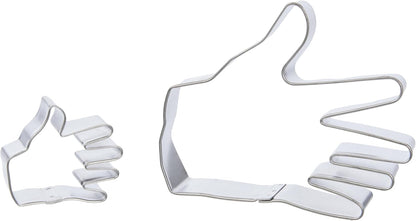 PME Hand Cookie and Cake Cutters, Set of 2, Small and Large Sizes