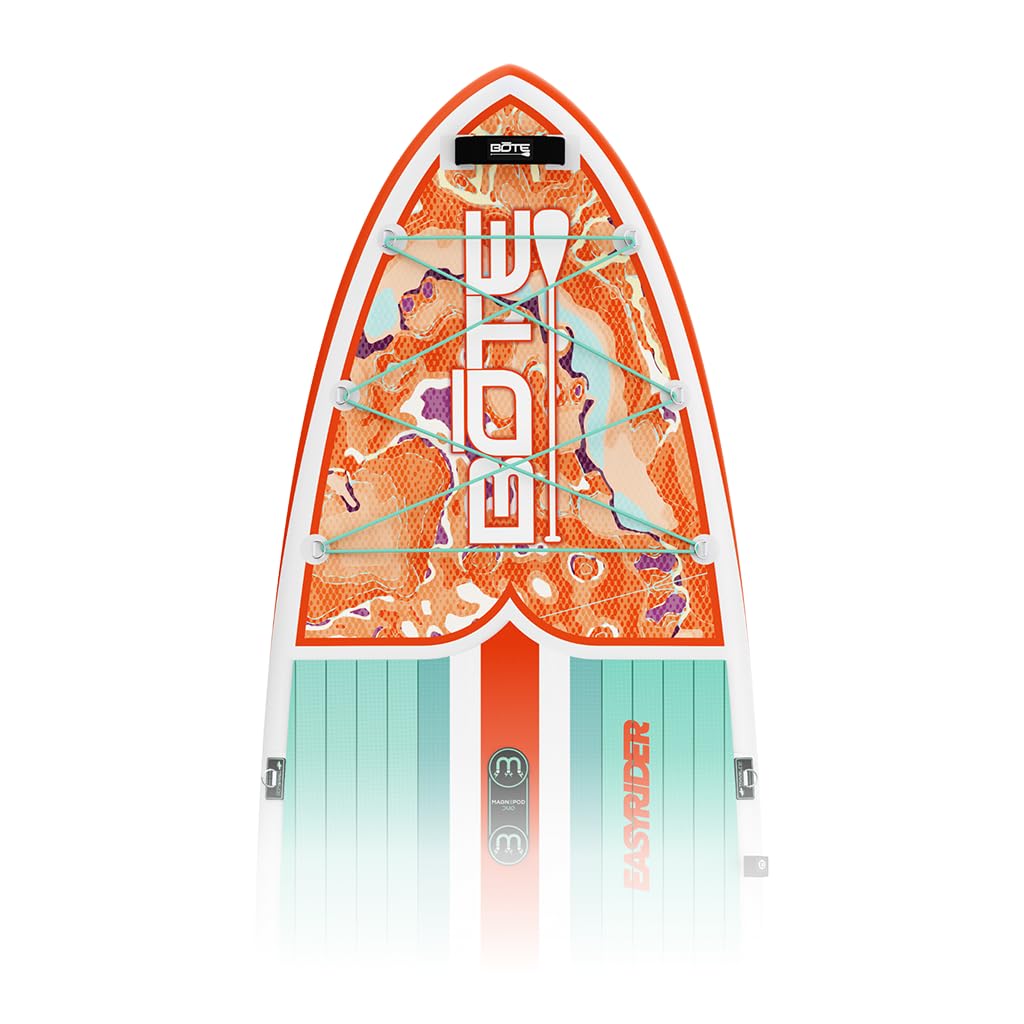 BOTE EasyRider Aero Inflatable Stand Up Paddle Board MAGNEPod Blow Up Hybrid iSUP Convertible Seat Included Adults Kids Family Friendly Multiple Sizes