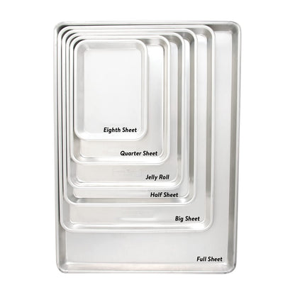 Nordic Ware Naturals Extra Large, 21 x 15 inch Baking Set - USA Made Aluminum Commercial Quality Pan for Baking or Roasting, Encapsulated Galvanized Steel Rim Prevents Warping, 2pk Big Sheet