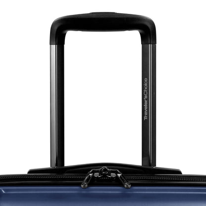Traveler's Choice Art of Travel Hardside Expandable Luggage with Spinner Wheels, Navy