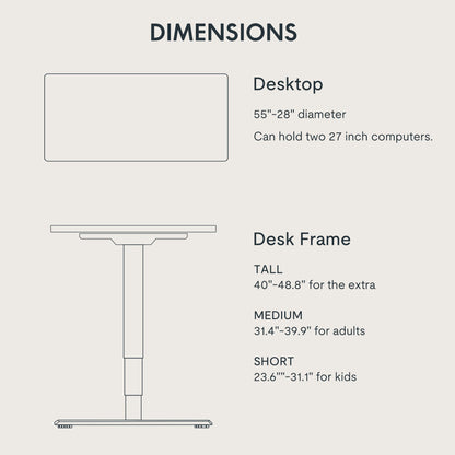 FLEXISPOT E6 3-Stage Dual Motor Electric Standing Desk 55 x 28 Sit Stand Up Desk, Holds 220 lbs, Adjustable Height w/Memory Presets, One-Piece Special Walnut Desktop & White Frame, Ships in 2 Boxes