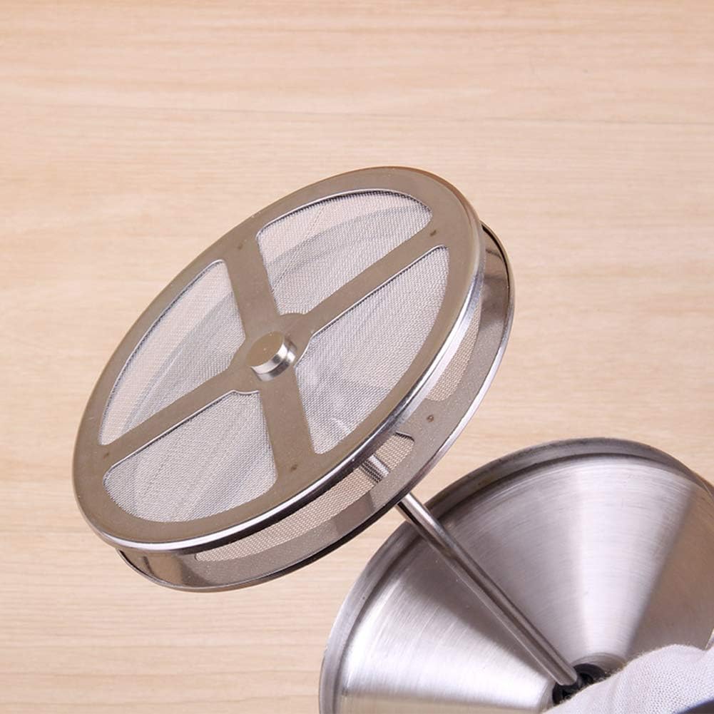 Manual Stainless Steel Whipped Cream Dispenser, Handheld DIY Whipper Maker with Lid, Perfect for Gift