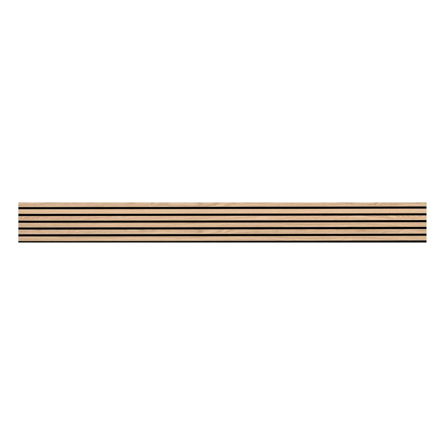 MSI 4-Pack Acoustic Wood Slat Wall Panels for Interior Decor, 3D Fluted Sound Absorbing Wood Paneling for Accent Wall Ceiling Kitchen Living Room Bedroom, Eco-Friendly MDF - 9.5 in. x 94.5 in. Natural