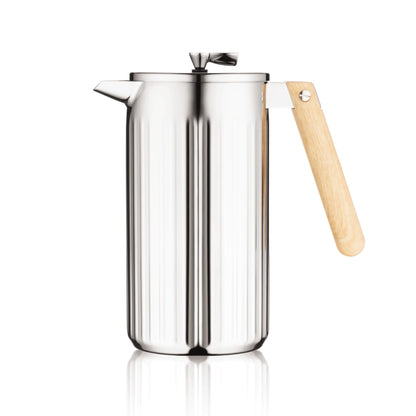 Bodum 34 oz Douro Double Wall French Press Coffee Maker, Polished Stainless Steel