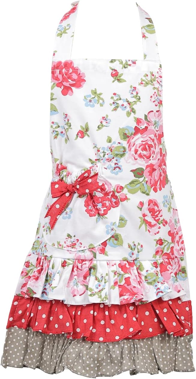 Surblue Heavy Duty Kitchen Aprons for Women - Ideal for Cooking & Gardening