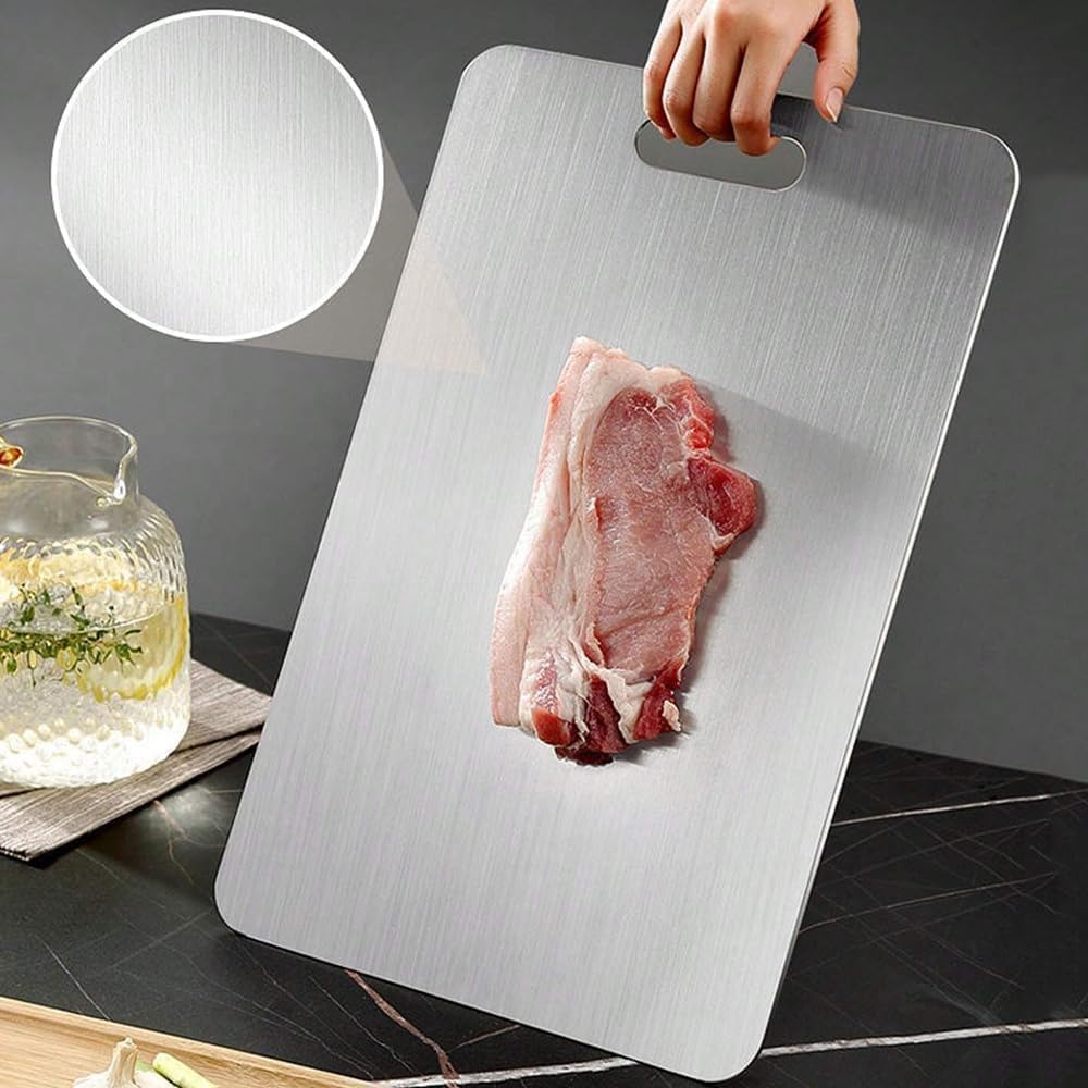 2025 100% 1 Pack (14"L 10"W) Titanium Cutting Board - New Upgrade Pure Titanium Cutting Boards For Kitchen