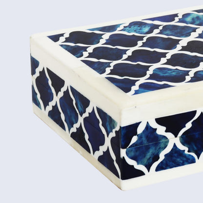 Handicrafts Home Handmade Decorative Box, Patisserie Pattern Storage Organizer for Keepsakes and Home Decor