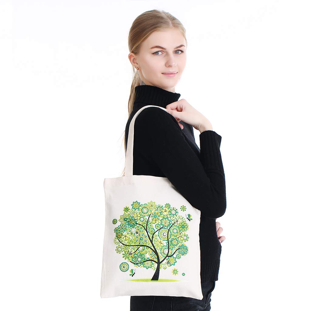 JGA JOGGING ARM 5D Diamond Painting Shopping Canvas Tote Bag Art DIY Portable Jewelry Handbags for Adults Women