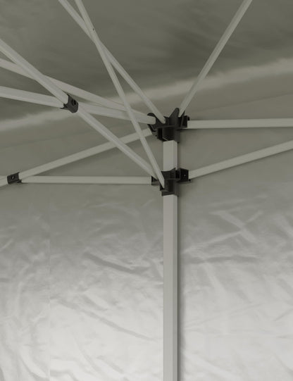 10'x 20' Pop Up Canopy for Parties, Heavy Duty Commercial Outdoor Vendor Waterproof Gazebo Shelter for Patio Events, White