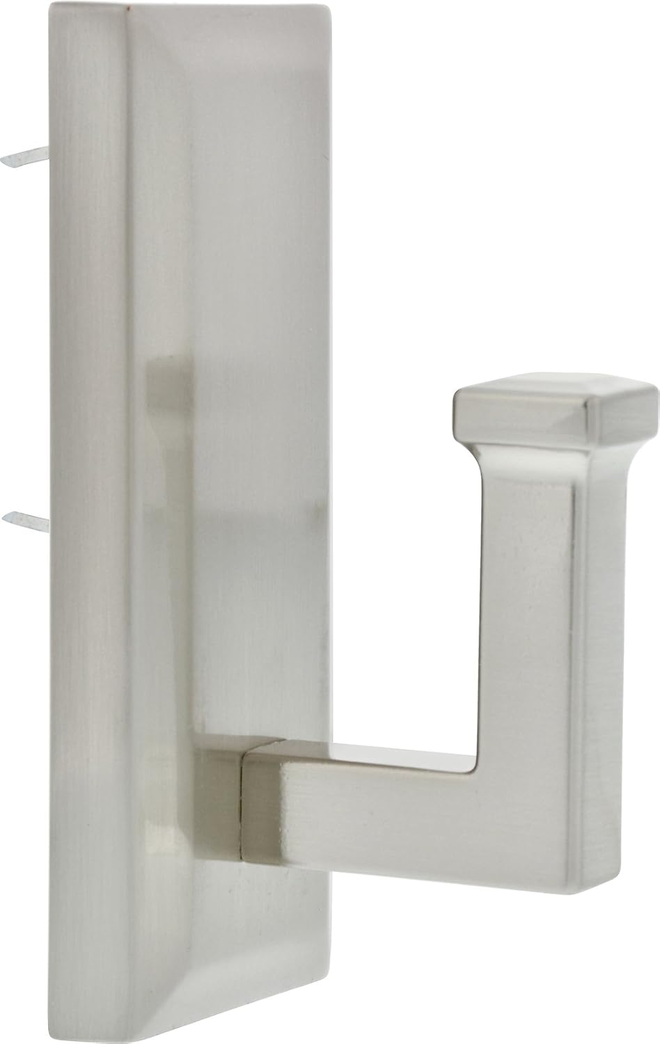 HIGH & MIGHTY 515809 Decorative Metal Hook - Easy Tool-Free Dry Wall Installation, Scalloped, Holds up to 15lb, Bronze