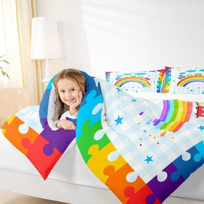 Set Set,Boys Insert,1 Homewish Cartoon Trains Kids Comforter Twin Size,Cute Choochoo Vehicles Bedding Girls Adults Room