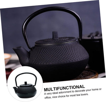 Cast Iron Teapot Tea Set - Japanese Mini Tea Pots, Espresso Kettle, Stainless Steel Small Tea Kettle Decoration