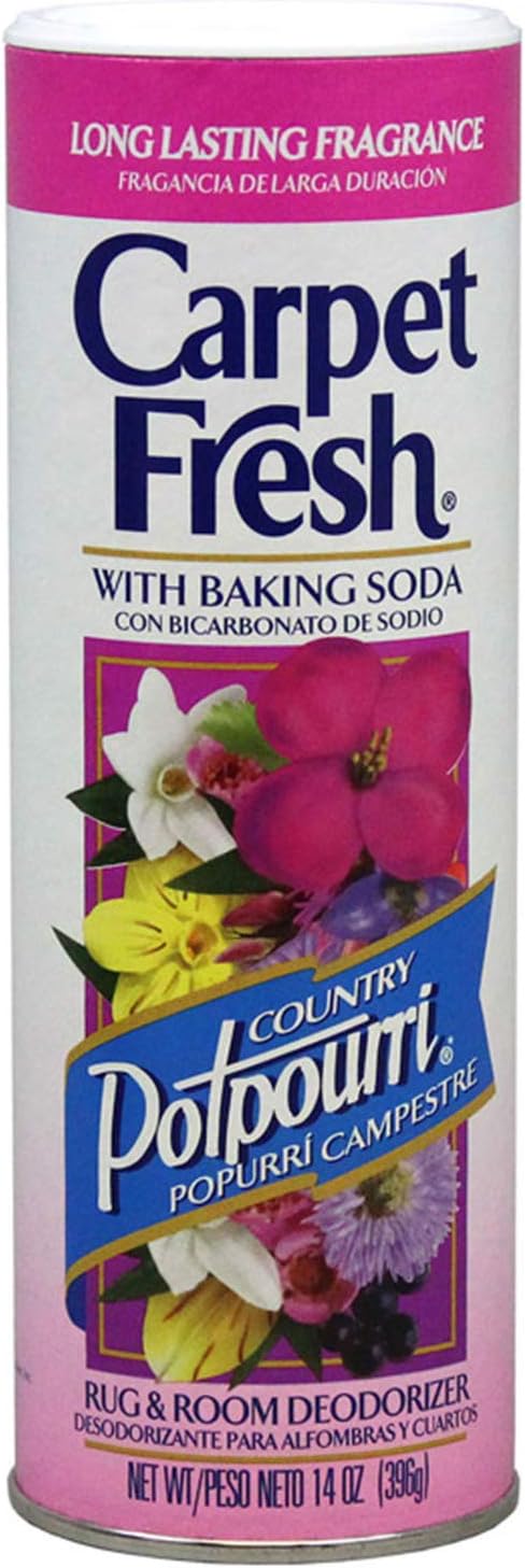Carpet Fresh 27600 Country Potpourri Rug & Room Deodorizer, 14 Oz with Baking Soda