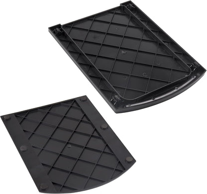 Kitchen Appliance Sliding Tray with Rolling Wheels, Compatible with Coffee Maker, Mixer, Blenders, Air Fryer (3 Pack)