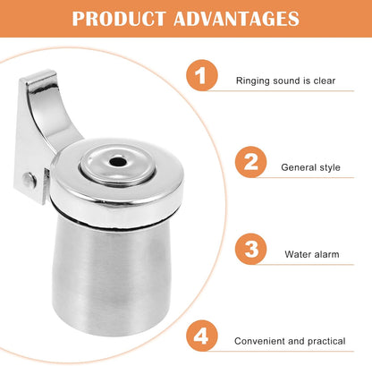 Luxshiny Tea Kettle Whistle Replacement, Stainless Steel Teapot Whistle, Water Boiling Kettle Nozzle for Kitchen