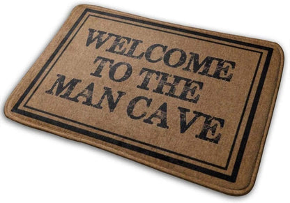 Doormat Welcome to The Man Cave, 16x24 Inch Floor Mat for High Traffic Area Home Decoration