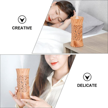 Healifty Decorative Desktop Humidifier Light, Delicate Mist Humidifier Lamp Set