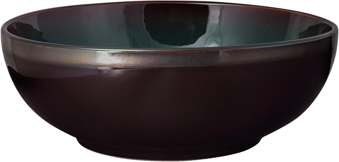 Mikasa 5238223 Gourmet Basics Jade Serve Bowl, Brown, Holds 66 Ounces