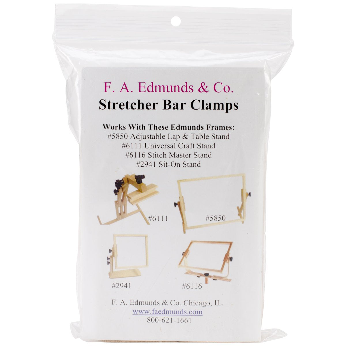 Edmunds Clamp Converts Stitch Stands to Frames for Stretcher Bars