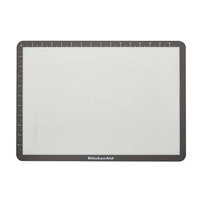 KitchenAid Silicone Large Baking Mat, 12x17-Inch, Gray