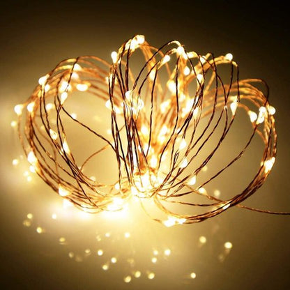 Ariceleo LED Fairy Lights - Warm White 16ft Bundle with Basic & Upgraded Features