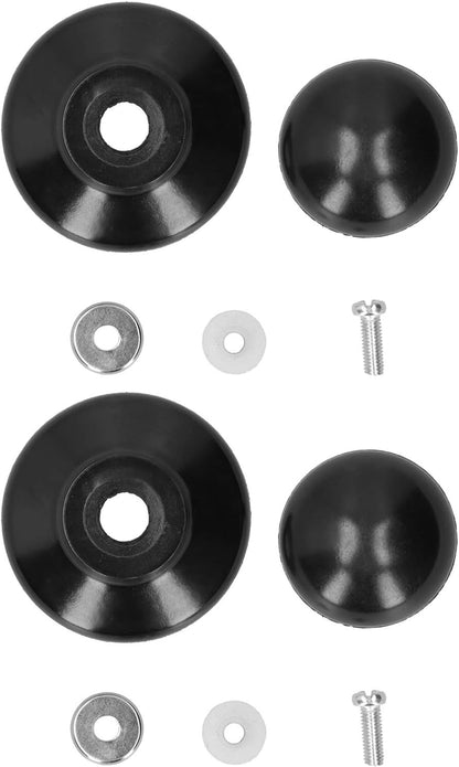 Pot Lid Knob Vent Replacement Handles for Universal Electric Frying Pan, Glass Handle Stock, Stainless Steel 2Pc