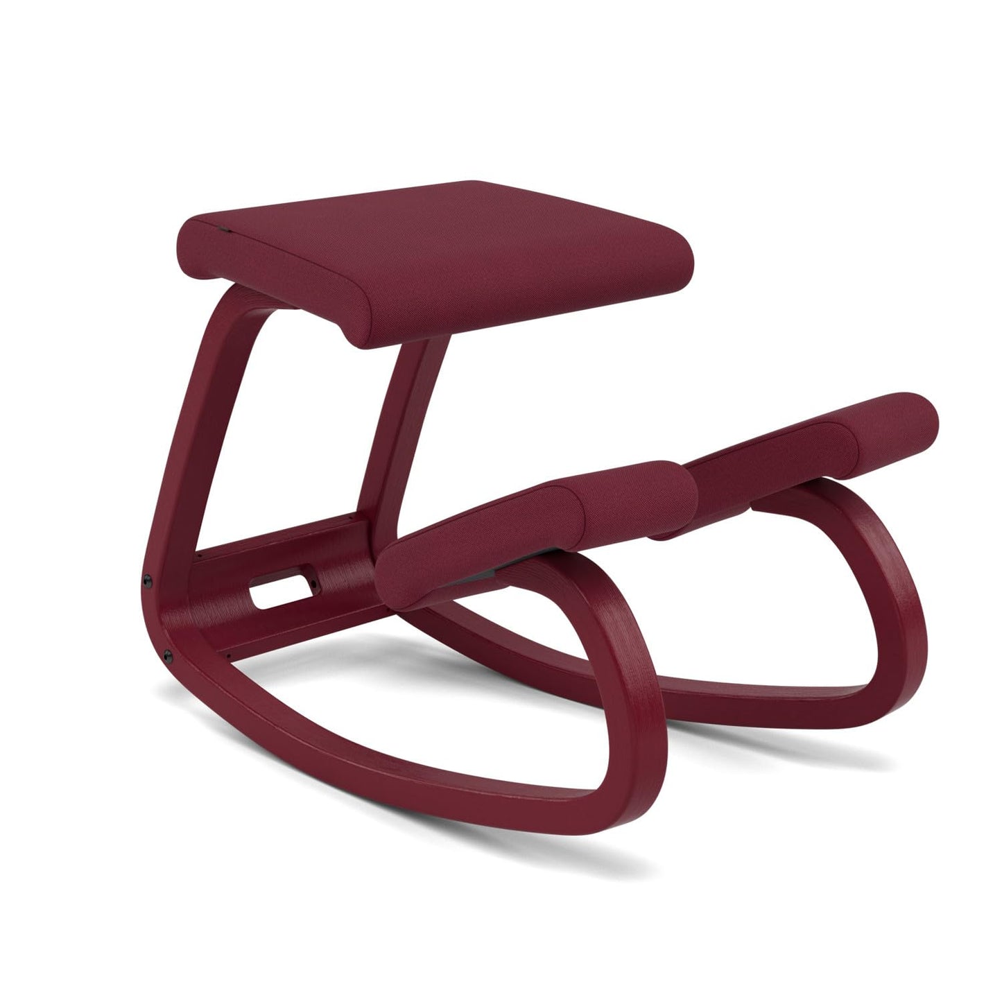 Varier Variable Monochrome Plum Ergonomic Office Kneeling Chair for Desk – Back Pain Relief, Rocking Seat for Home, Study & Posture Support – 10 Year Quality Guarantee