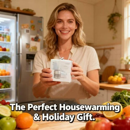 HOMIKE Refrigerator Deodorizer - Long-Lasting Odor Eliminator for Fridge, Car, Closet & More | Green