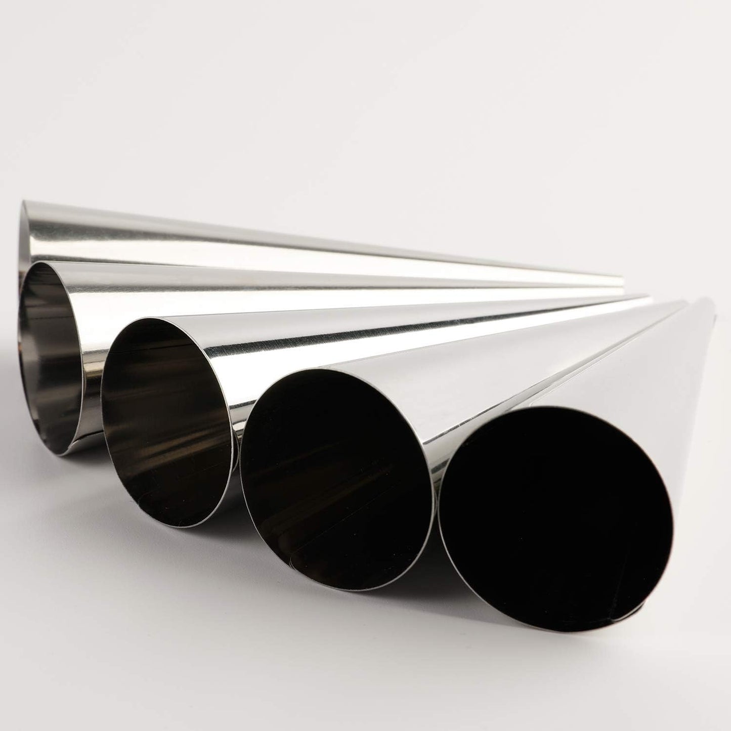Skiennix Cream Horn Molds - Stainless Steel Cannoli & Croissant Cone Tubes | Durable Design