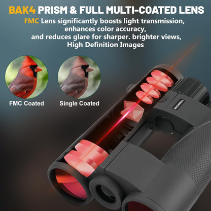 2026 New 10x42 Laser Rangefinder Binoculars for Hunting Speed Distance Measurement 2500 Yards, Fast 0.15s,PXA+UBX+BAK4 Prism Waterproof Fogproof for Adults,Shooting, Golf & Outdoor Adventures-Black
