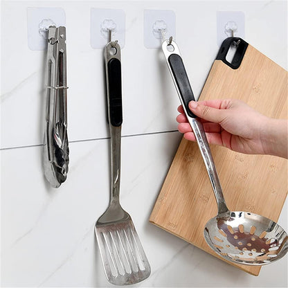 Heavy Duty Adhesive Wall Hooks, 30lb Ceiling Hooks for Kitchen Bathroom, 25pcs