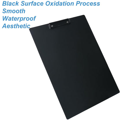 Acocony 11x17 Clipboard Aluminium with Pen Holder Extra Large Clipboard Vertical Super Hard 11 x 17 Clipping Board Black Pack of 1