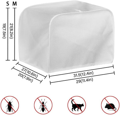 Hummingbird Flower Toaster Cover for 2 Slice, Anti-Dust Small Appliance Cover, Washable Kitchen Broiler Cover