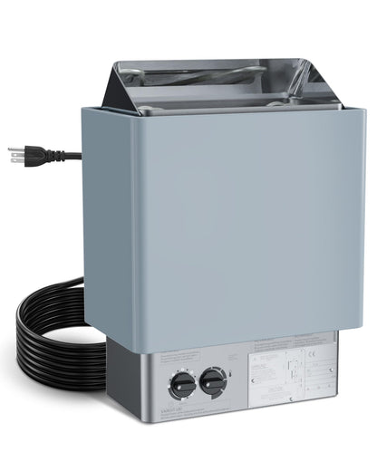 Drizzlen 2kW 110V Sauna Heater with Plug - Electric Sauna Heater, Plug and Play, Heats 100 cu. ft. in 30 Minutes