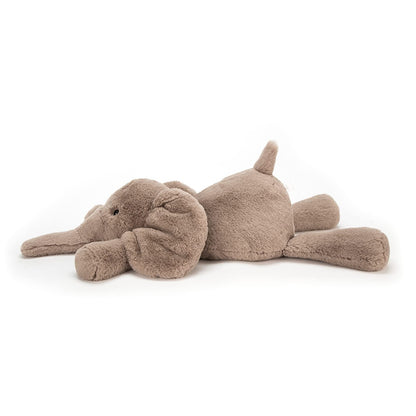 Jellycat Smudge Elephant Stuffed Animal, Medium 9.5 inches - Elephant Plush Toy - Classic Children's Gift