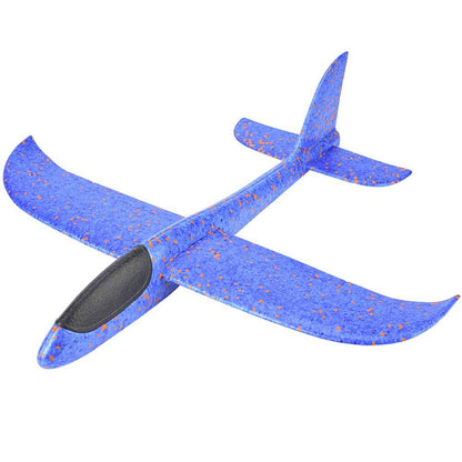 Sunisfa EPP Foam Glider Plane Aircraft, Robust Lightweight Broken with High Simulation Design for Kids, Easy to Assemble, Blue