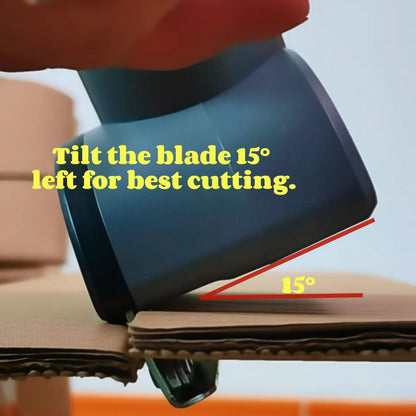 Tyimble 4V Cordless Electric Scissors Heavy Duty Cardboard, Fabric, Leather & Carpet Cutter with Brushless Motor & USB-C Charging, Includes 2 Tungsten Blades Tool Kit for DIY, Crafting, Industrial Use