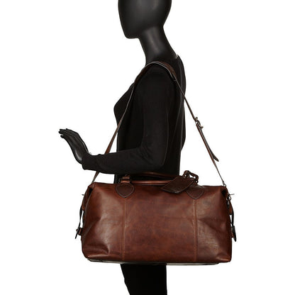 FRYE Men's Logan Overnight Duffle Bag, Cognac, One Size