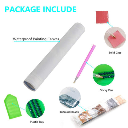 MMAHD Diamond Art Painting Kits for Adults,DIY 5D Round Full Drill Girl Diamond Art, Perfect for Relaxation and Home Wall Décor(11.8×15.8Inches)